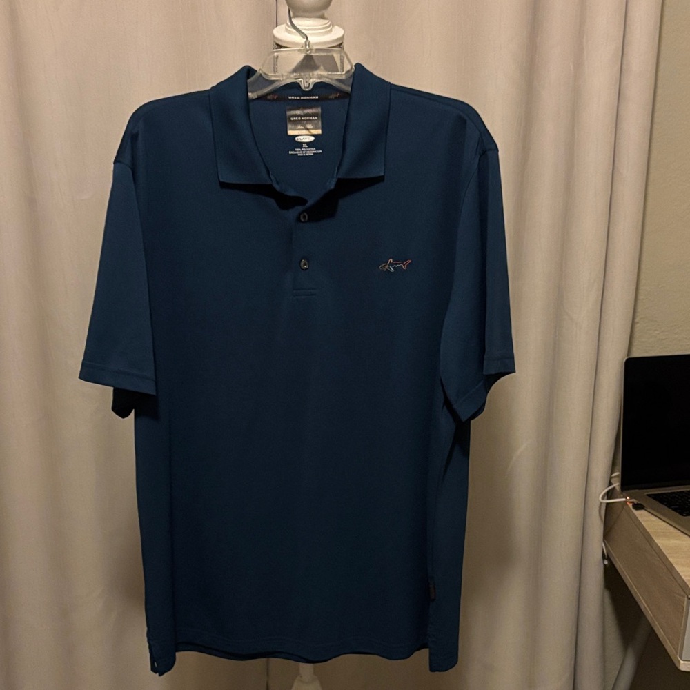 Greg Norman Blue Polo Shirt